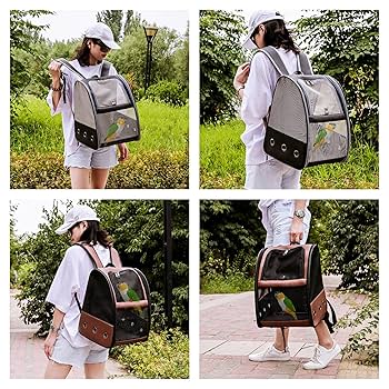 Amazon | Puhang 鳥 ペット キャリーバッグ 鳥キャリーケージ